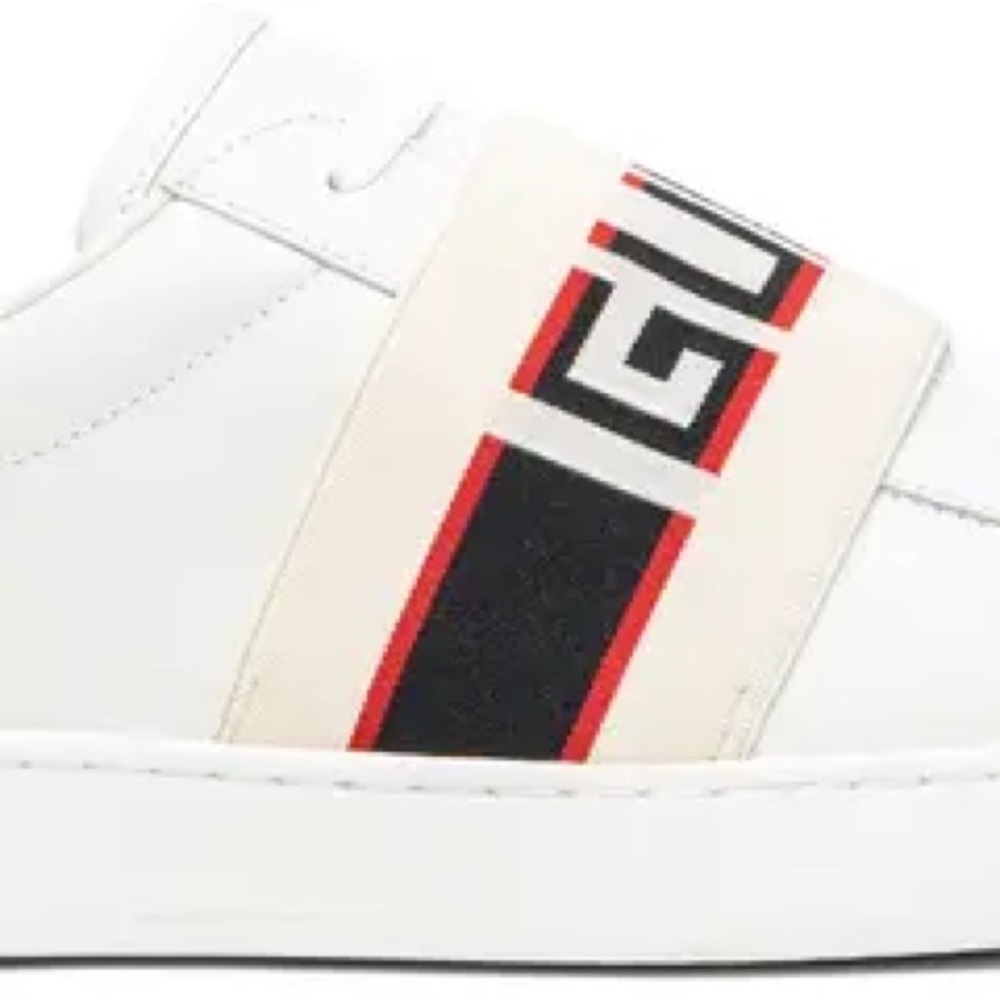 Gucci Ace Logo Strap Sneakers EU 44/Men 10 (New in box)